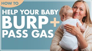 First Time Mom Newborn Tips HOW TO BURP A NEWBORN BABY  RELIEVING GAS IN INFANTS [upl. by Cocke]