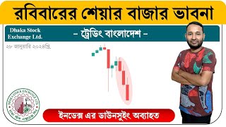 প্রতিদিনের ঢাকা স্টক মার্কেট ভাবনা । Dhaka Stock Market Daily Discussion [upl. by Hutner]