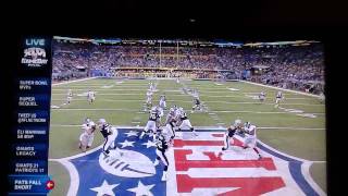 NFL Channel Analysis  Welker Incompletion  Super Bowl 46 [upl. by Canon]