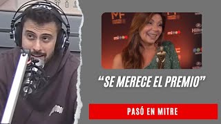 El apoyo de Diego Leuco a Mariel Di Lenarda tras el comentario de un movilero “Se merece el premio” [upl. by Hoenack]