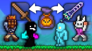 Terraria 2v2 Race But Goodie Bags Give RANDOM Items [upl. by Teresina]