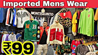 Imported Clothes market in delhi  Mens wear wholesale market in delhi  Tshirt Wholesale market [upl. by Riannon598]