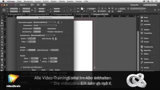 Visitenkarten gestalten mit InDesign Tutorial Visitenkartenformate video2braincom [upl. by Emiatej]