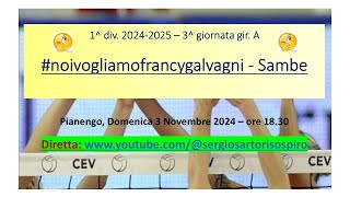 1 div CreLo gir A 3 giornata Pianengo 3 0 Sambe  03112024 [upl. by Yelra]