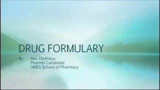 What are Drug List and Formularies [upl. by Zoe]