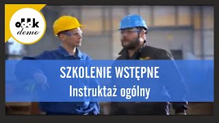 Szkolenie wstępne Instruktaż ogólny [upl. by Skeie536]