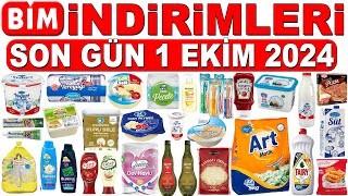 BİM İNDİRİMLERİ BU HAFTA  BİM AKTÜEL SON GÜN 1 EKİM İNDİRİM KATALOĞU  BİM TEMİZLİK VE GIDA [upl. by Kuska994]