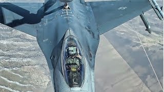 Mid Air Refueling • F16 Pilots Are Cool [upl. by Gibbie296]