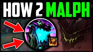 MALPHITE IS BUSTED NOW How to Malphite amp CARRY Best BuildRunes Malphite Guide Season 14 [upl. by Liebowitz]