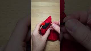 Make a felt cardinal for Christmas [upl. by Cadman]