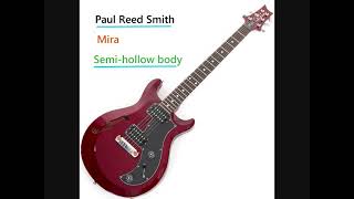 PRS MIRA SEMI HOLLOW GUITAR and Guild acoustic guitar INSTRUMENTAL [upl. by Regnij]