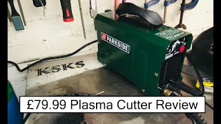 Lidl £80 Plasma Cutter Unboxing and Cutting Steel without reading the instructions Parkside plasma [upl. by Allenod]