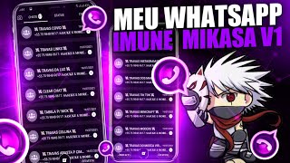 NOVO WHATSAPP IMUNE A TRAVAS PRIMÁRIO ATUALIZADO 2024 ROXO CHEIO DE FUNÇÕES INCRÍVEIS ZAP IMUNE💜😍 [upl. by Fawcette]