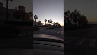 🌅🌴🏙️🚗 Early morning in Orihuela Costa Madrugada en Orihuela Costa 🇪🇸 [upl. by Nauwtna256]