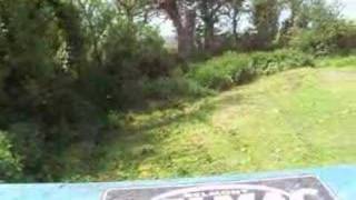 MF135 cutting a ditch with a topping mower [upl. by Cul]