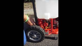 24  Irroratrice carrellata a 2 ruote scoppio Trolley sprayer stroke [upl. by Ellehsar620]