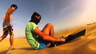 SandBoarding Medanos de Coro GoPro Hero3 [upl. by Letnom]