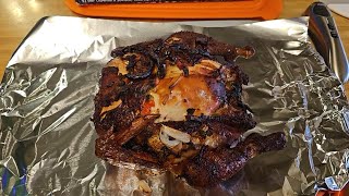 Smoked Chicken with Peppers and Onions on the Ninja Woodfire Grill [upl. by Amairam]