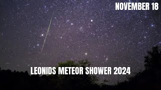 Live  Leonids Meteor Shower 2024  November 18 [upl. by Feinstein]