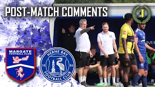 POST MATCH COMMENTS LEAGUE  HERNE BAY FC H  26th August 2024 [upl. by Barney]