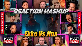 Ekko Vs Jinx Arcane Episode 7 Reaction Mashup [upl. by Bogey265]