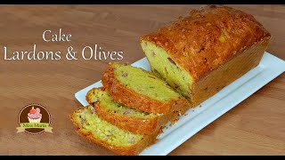 Recette du CAKE Olives amp Lardons [upl. by Bolen364]