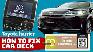 Unlock and Fix TOYOTA HARRIER CAR STEREO JblgreenEdge Harrier navigationdisk [upl. by Shifrah]