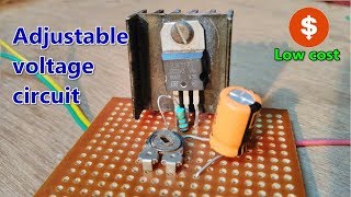 LM317  How to Make Adjustable 15v  32v DC Voltage Regulator Using LM317  Low Cost  POWERGEN [upl. by Cr125]