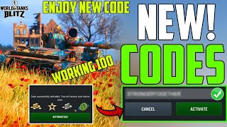 NEW CODES⚠️World Of Tanks Blitz Bonus Codes  WOT Blitz Codes  wot Codes 2024 [upl. by Pavla926]