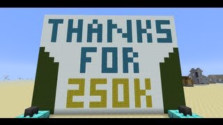 A Minecraft Magic TrickSethBlings Quarter Million Subscriber Special [upl. by Lilahk767]