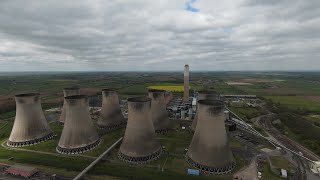 DJI FPV  Cottam Power Station [upl. by Nehepts]