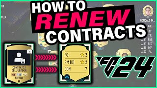 ✅ How to RENEW CONTRACTS in EA FC 24 Ultimate Team ✅ [upl. by Alemat]