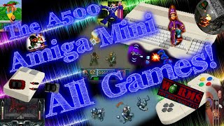 Amiga Mini ALL Games The A500 Alle Spiele im Schnelldurchgang [upl. by Scot]