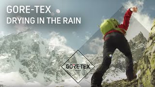 GORETEX Products Test 4 Drying in the rain  fourth webisode of quotThe Promisequot [upl. by Veno657]