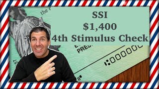 SSI 1400 4th Stimulus Check Update  Supplemental Security Income [upl. by Nhepets882]