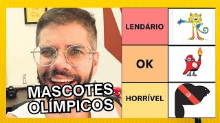 TODOS MASCOTES DAS OLIMPÍADAS  Tier List [upl. by Caryl133]