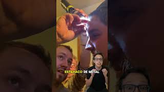 Retirando Metal da Testa com Imã 😱🧲medcina medico enfermagem saude enfermeiro enfermagem ima [upl. by Maltz]