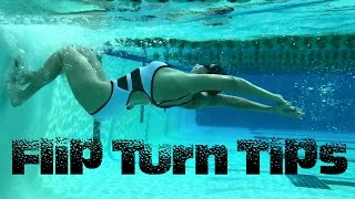 Flip Turn Tips  Swim with Leila [upl. by Nwotna]