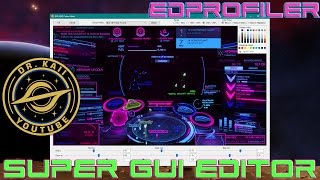 EDProfiler  23 update Super GUIHUD Colour Editor with AVATARS [upl. by Einwat]
