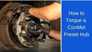 Properly torque a ConMet PreSet hub [upl. by Kcolttam]