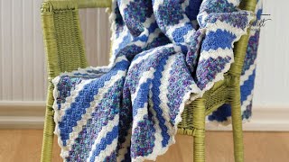 How to Crochet Easy Corner to Corner Afghan C2C [upl. by Nnyleahs]