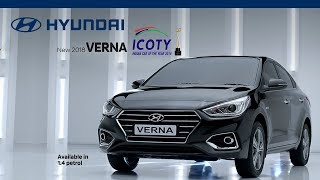 Hyundai  VERNA  Indian Car of the Year 2018  TVC [upl. by Giulio]