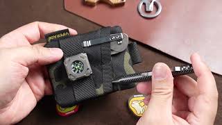 VE13 Small EDC Pouch EDC Pocket Organizer [upl. by Ecirtram]