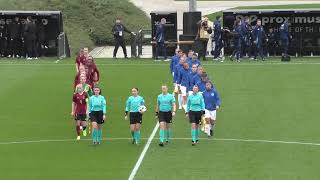 Belgium WU17 and Bosnia amp Herzegovina enter the pitch on 03112024 [upl. by Gildea]