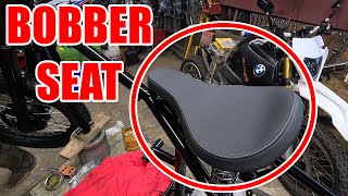 RE Custom Project Bobber seat [upl. by Reinaldo]