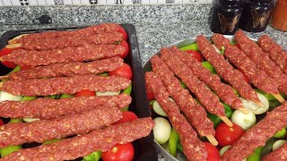 Kebap Tarifi AdanZye Evde Orjinal Adana Kebap Nasıl Yapılır Patlıcan Et Kebabı Nefis Yemek Tarifleri [upl. by Jamin]