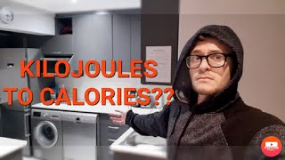 Kilojoules to Calories How to calculate calories [upl. by Jemy]