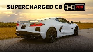 Collectible 70th Anniversary C8 Corvette  Supercharged H700 Upgrade by Hennessey [upl. by Rheinlander]