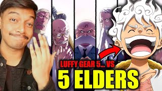 LUFFY vs 5 ELDERS Gonna Break the Internet🤯ㅣOne Piece Chapter 1109 in Hindi [upl. by Eimmit685]