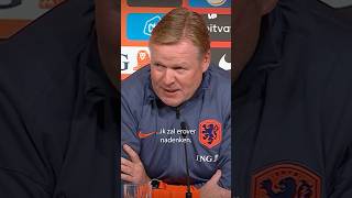 ⏳🇳🇱 Moet Koeman Maatsen opstellen tegen Duitsland 👀 oranje koeman nationsleague [upl. by Dnaltiak]